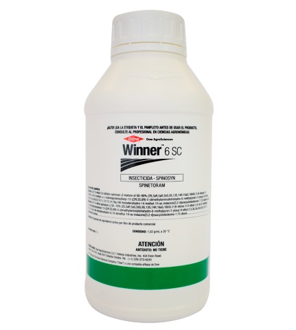 INSECTICIDA WINNER SPINETORAM 6 SC | El Rejo Web