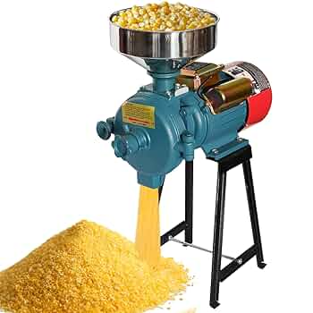 MOLINO ELECTRICO PARA GRANOS HUMEDOS Y SECOS DE 110 V