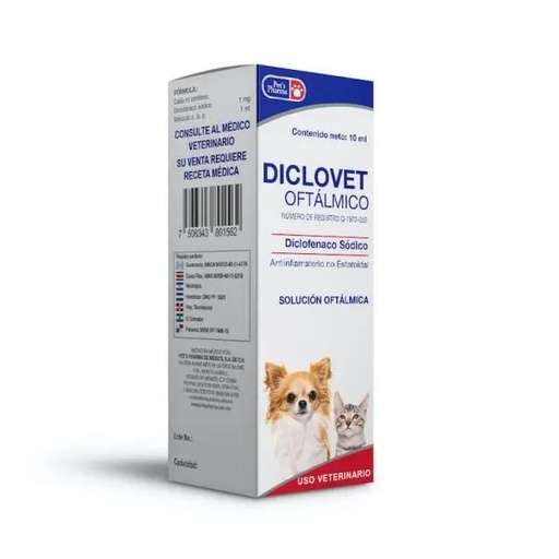 [PET084] DICLOVET OFTALMICO 10ML