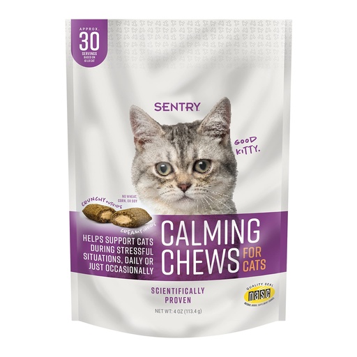 [4011] SENTRY CALMING CHEWS PARA GATO 4OZ