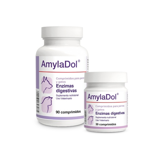 [D03] ENZIMAS DIGESTIGAS AMYLADOL RAZAS MINI x 90 TABLETAS