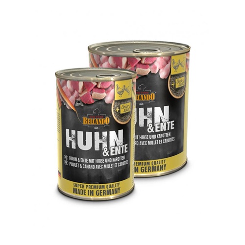 ALIMENTO HUMEDO PARA PERRO BELCANDO POLLO CON MIJO Y ZANAHORIA