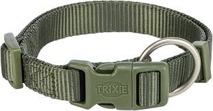 [201633] COLLAR PARA PERRO PREMIUM TRIXIE OLIVE GREEN M-L