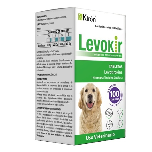 [LKM145] LEVOKIR 0.8 MG x 100 TABS KIRON
