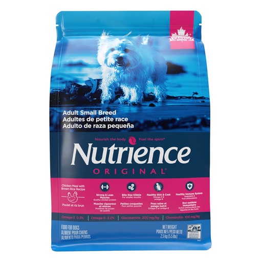 CONCENTRADO PARA PERRO NUTRIENCE ORIGINAL ADULT SMALL BREED CHICKEN