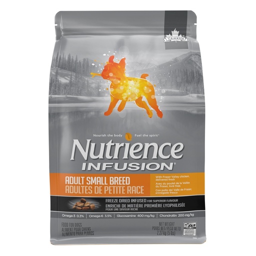 CONCENTRADO PARA PERRO NUTRIENCE INFUSION ADULT SMALL BREED CHICKEN 