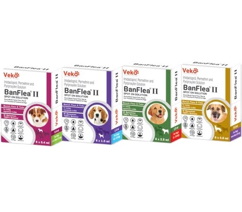 PIPETA ANTIPULGAS BANFLEA SPOT ON PARA PERROS