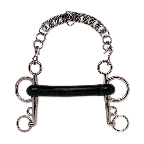 [00776074] BOCADO SEFTON PELHAM RECTO GOMA BLANDA 12,5 CM 