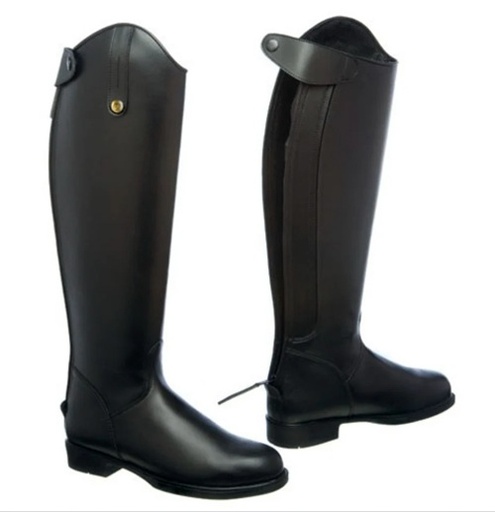 BOTA LEXHIS ARIANA SINTETICA CON ELASTICO Y CREMALLERA (PAR) NEGRO PARA HOMBRE