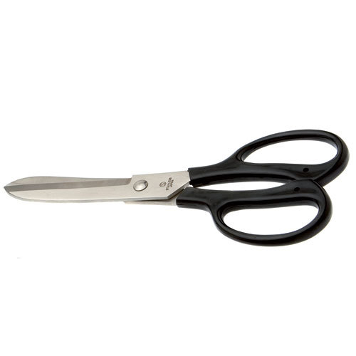[01408] TIJERA PARA CABALLO HH CORTAR CRINES INOXIDABLE MANGO PLASTICO NEGRO