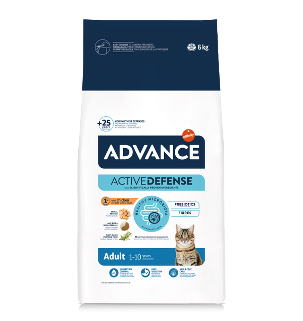 Pienso Para Gatos Advance Cat Adult Sensitive Con Salmón - 3 Kg