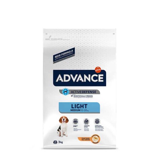 CONCENTRADO PARA PERRO ADVANCE ADULTO LIGHT MEDIUM