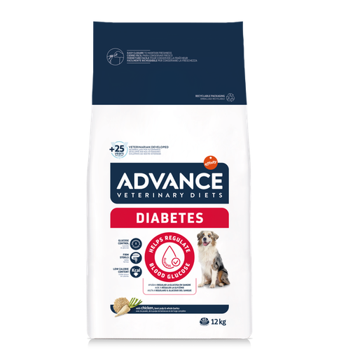 CONCENTRADO PARA PERRO ADVANCE MEDICADO  DIABETES