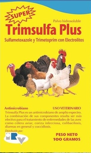 ANTIBIOTICO TRIMSULFA PLUS 100 GRAMOS