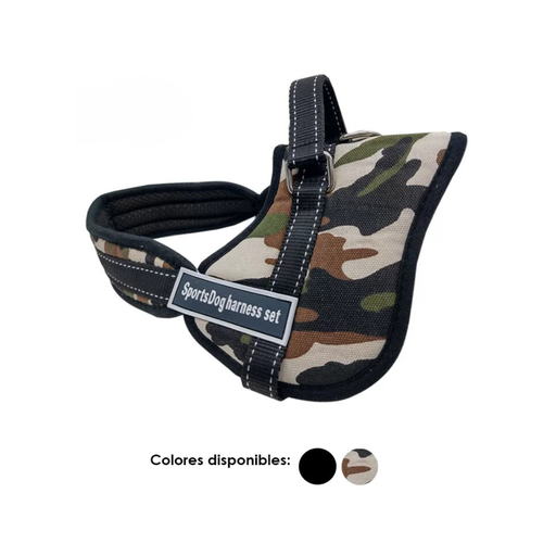 ARNES PARA PERRO DISEÑO MILITAR 