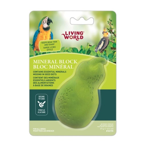 [2-4082190] BLOQUE MINERAL DE PERA PARA AVES