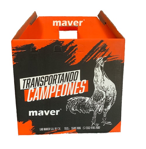 CAJA PARA GALLO MAVER