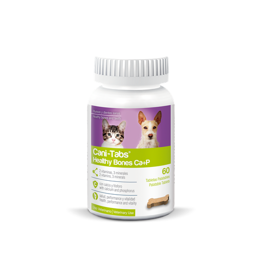 [9601] CANI-TABS HEALTHY BONES CA+P 60 TABLETAS