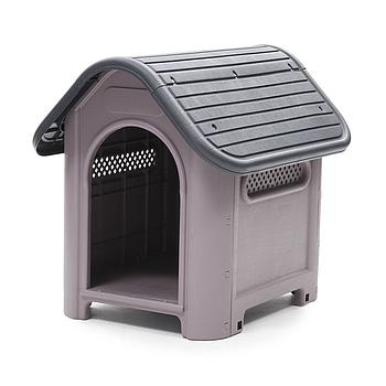 CASA PARA PERRO ARMABLE TECHO CURVO VERDE (30"largo*23"ancho*26"alto)