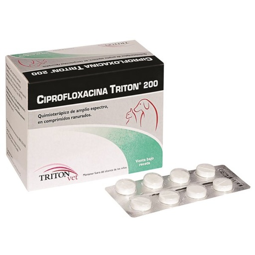 CIPROFLOXACINA TRITON 200 1 TABLETA