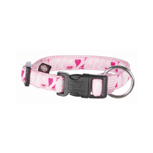 COLLAR MODERN ART TRIXIE ROSADO CORAZONES S-M