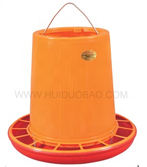 COMEDERO PARA POLLOS NARANJA 