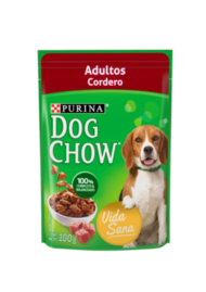 [D1311] DOG CHOW ALIMENTO HUMEDO ADULTO CORDERO POUCH 100GRS