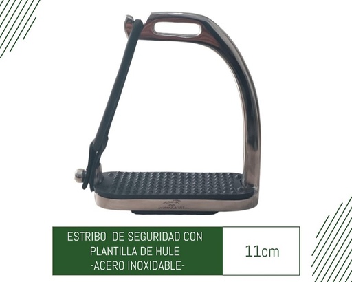 [HI-202-5] ESTRIBO CON HULE DE SEGURIDAD