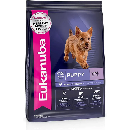 CONCENTRADO PARA PERRO CACHORRO EUKANUBA SMALL BREED