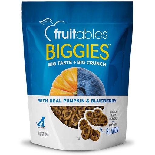 [1030779] FRUITABLES DOG TREAT BIGGIES PUMPKIN & BLUEBERRY