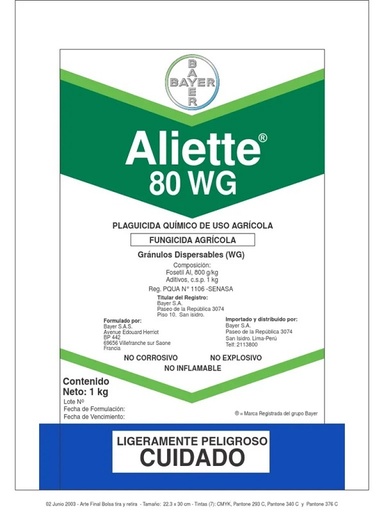 FUNGICIDA ALIETTE 80WG-500GR