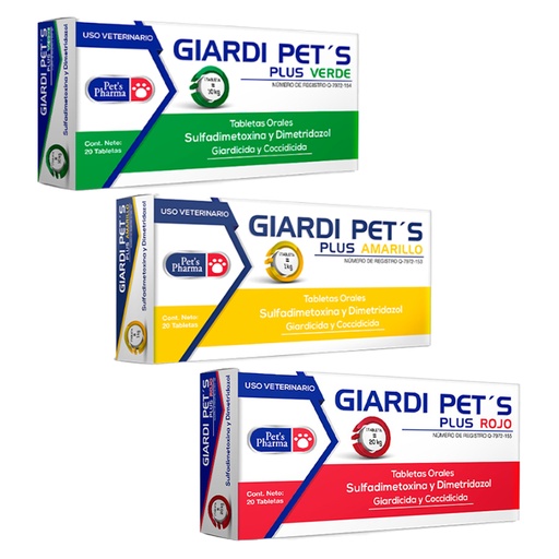 GIARDI PET'S PLUS-20 TABLETAS