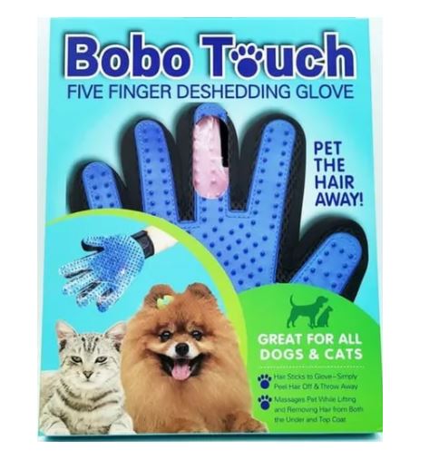 [2017-6466] GUANTE DE BAÑO PARA MASCOTAS VARIOS COLORES BOBO TOUCH