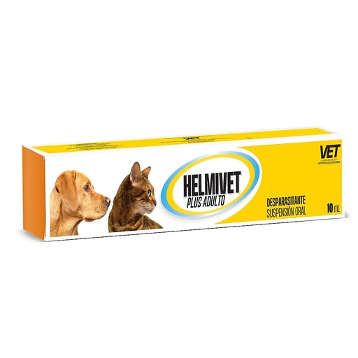 [VET080502] DESPARASITANTE PARA PERRO HELMIVET PLUS ADULTO JERINGA 10 ML