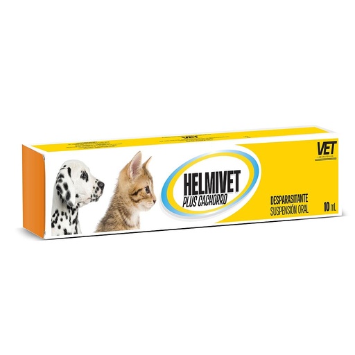 [VET080602] DESPARASITANTE PARA PERRO HELMIVET PLUS CACHORRO JERINGA 10 ML