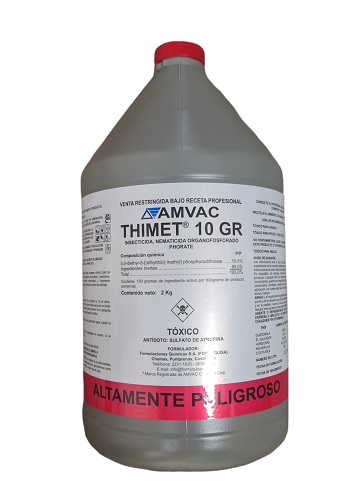 INSECTICIDA NEMATICIDA THIMET 10 GR  2KG