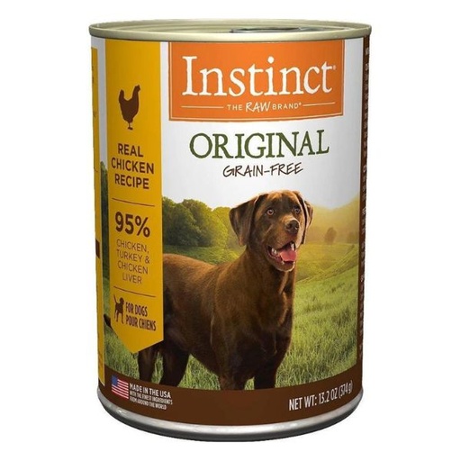 [60710] INSTINCT ORIGINAL GRAIN - FREE CHICKEN CANNED DOG 13.2OZ