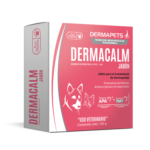 [PET511] JABON DERMAPETS DERMACALM-100G