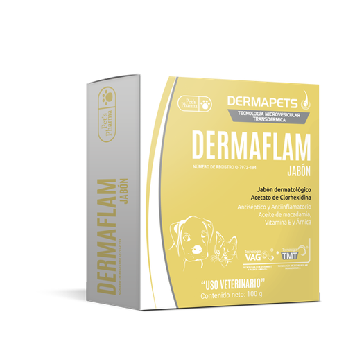 [PET518] JABON DERMAFLAM-100G