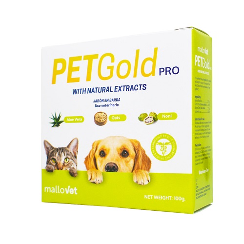 JABON PET GOLD PRO CON EXTRACTOS NATURALES