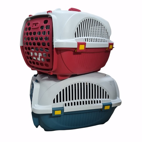 [45537] KENNEL TRANSPORTADOR DE MASCOTAS TRICOLOR