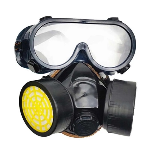 [G-42] KIT DE MASCARILLA 2 FILTROS + LENTE PARA FUMIGACION